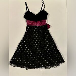 City Triangles Sparkly Black Mini Dress, Juniors 5